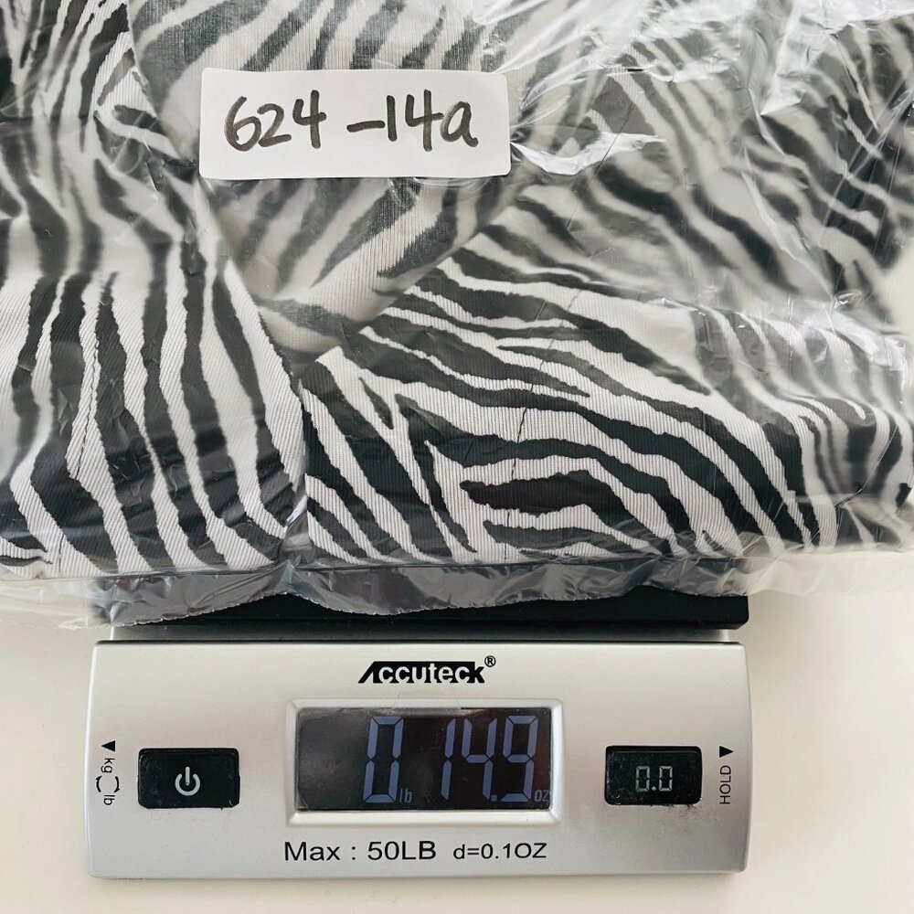 Addition By Chico's Womens Black White Zebra Print Slinky Blouse Top Sz 3 US XL - Picture 11 of 11